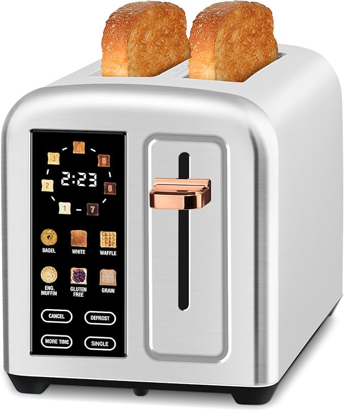 SEEDEEM Toaster 2 Slice, Real Touch Screen