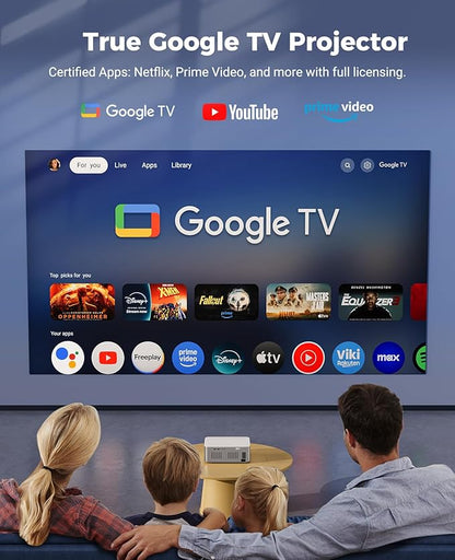 Google TV Projector 4K Support