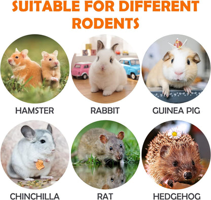 Sofier Timothy Hay Sticks - 44Pcs Natural Chews for Teeth - Handmade Rabbit & Guinea Pig Toys - Chinchilla, Rat, Hamster, Gerbil