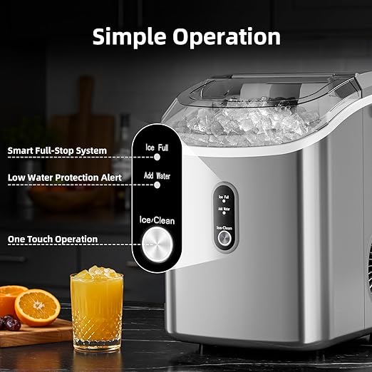 Antarctic Star Nugget Ice Maker Countertop