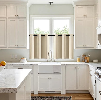 MIULEE Short Curtains for Windows