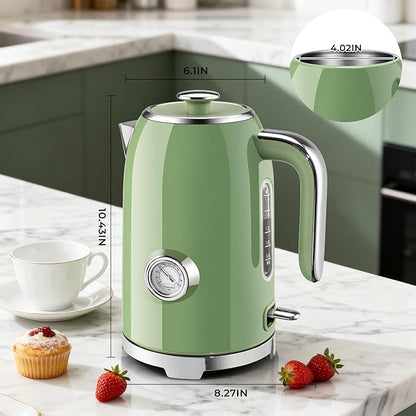 SUSTEAS Electric Kettle - 57oz Hot Tea Water Boiler