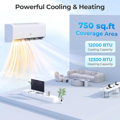 COSTWAY 12000 BTU Mini Split Air Conditioner,