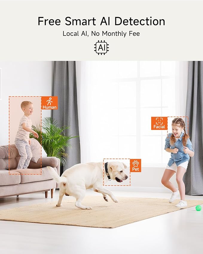 Smart 3K Indoor Dome Security Camera