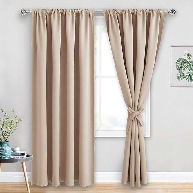 JIUZHEN Blackout Curtains for Bedroom