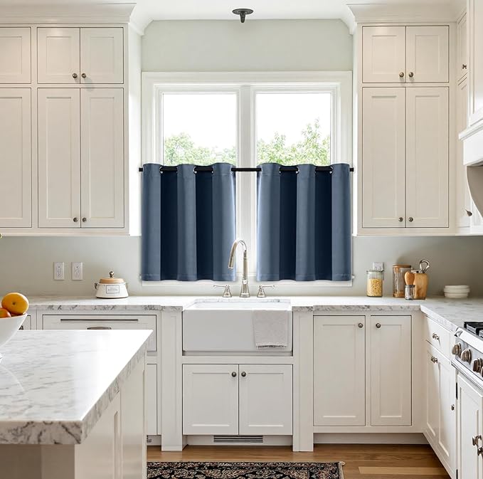 MIULEE Short Curtains for Windows