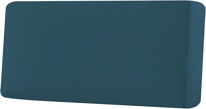 H.VERSAILTEX Super Stretch Individual Seat Cushion Covers Sofa Covers Couch Cushion Covers Slipcover Sets Thick Jacquard Textured Twill Fabric (1 Piece Sofa Cushion Cover, Deep Teal)