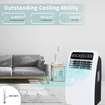 Shinco 8, 000 BTU Portable Air Conditioner, AC Unit