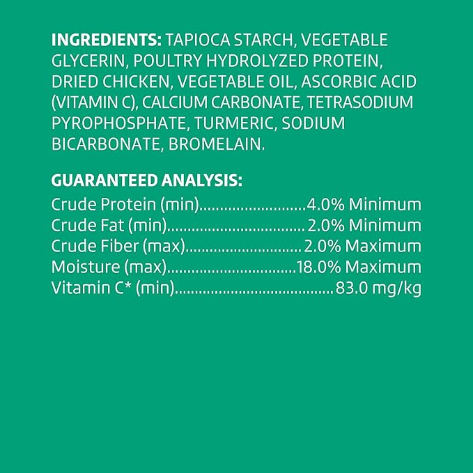 Wonder Bound Chicken Flavor Dental Sticks for Small/Medium Dogs (15-40 lbs), 6-Ridge Shape for Plaque & Tartar Control, Freshens Breath, Made With Real Chicken, 45 Count