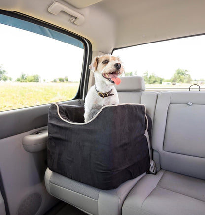 Snoozer Small Luxury Lookout Car Seat, Black and Herringbone