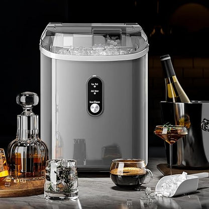 Antarctic Star Nugget Ice Maker Countertop, Chewable Pellet Ice Machine