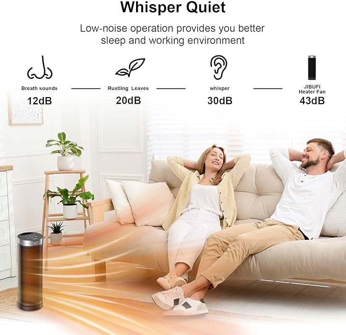 Ceramic Space Heater, Portable Indoor Heater