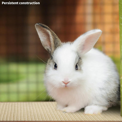 2Pcs Rabbit Scratch Mat,16 x 12 Inch Sisal Rabbit Scratching Pad,Rabbits Scratching Mats for Cages,Claws and Teeth Care Rabbits Chew Toys,Small Pet Bedding for Biting Sleeping Nesting