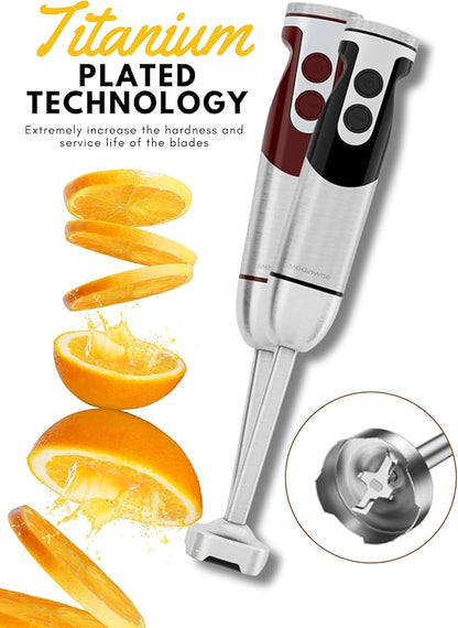 MegaWise 5-in-1 Hand Blender Set
