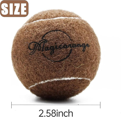 Magicorange Tennis Balls, 12 Pack Advanced Training Tennis Balls Practice Balls, Come with Mesh Bag for Easy Transport, Good for Beginner Training Ball