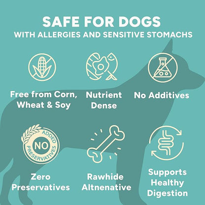 Gaines Family Farmstead Chicken Wrapped Sweet Potato Dog Bones - 8 oz Bag, Natural, Grain-Free Dog Treats for All Ages & Breeds, Great for Training and Rewards, Made in USA