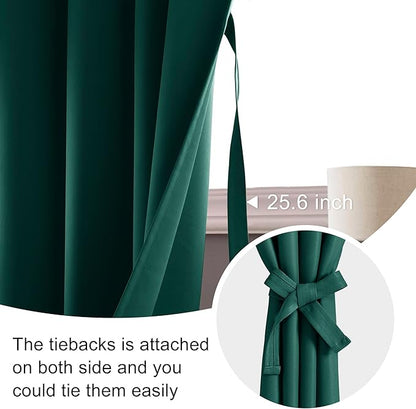 JIUZHEN Christmas Blackout Curtains