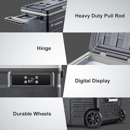 BODEGACOOLER 12 Volt Car Refrigerator, 80 Quarts Portable Fridge, 75L RV