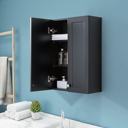 Matte Black Wall Mount Medicine Cabinet