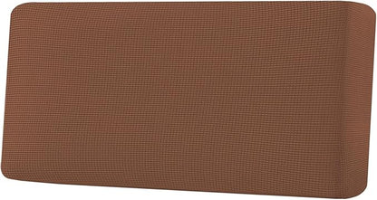 H.VERSAILTEX Super Stretch Individual Seat Cushion Covers Sofa Covers Couch Cushion Covers Slipcover Sets Thick Jacquard Textured Twill Fabric (1 Piece Sofa Cushion Cover, Caramel)