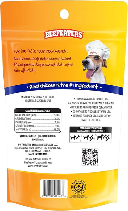 Beefeaters Beefhide 5in Twist with Real Chicken – Protein-Rich Dog Treats for Clean Teeth, Ideal for Training & All Dog Sizes