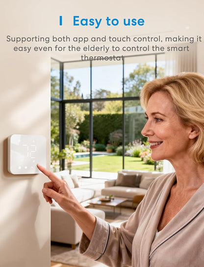 meross Smart Thermostat for Home, WiFi Thermostat Works