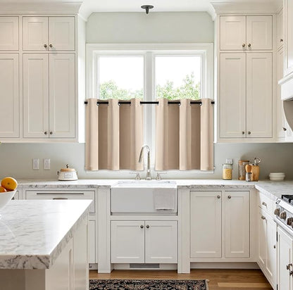 MIULEE Short Curtains for Windows