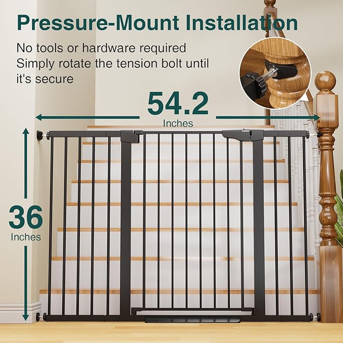 Cumbor 36" Extra Tall Baby Gate