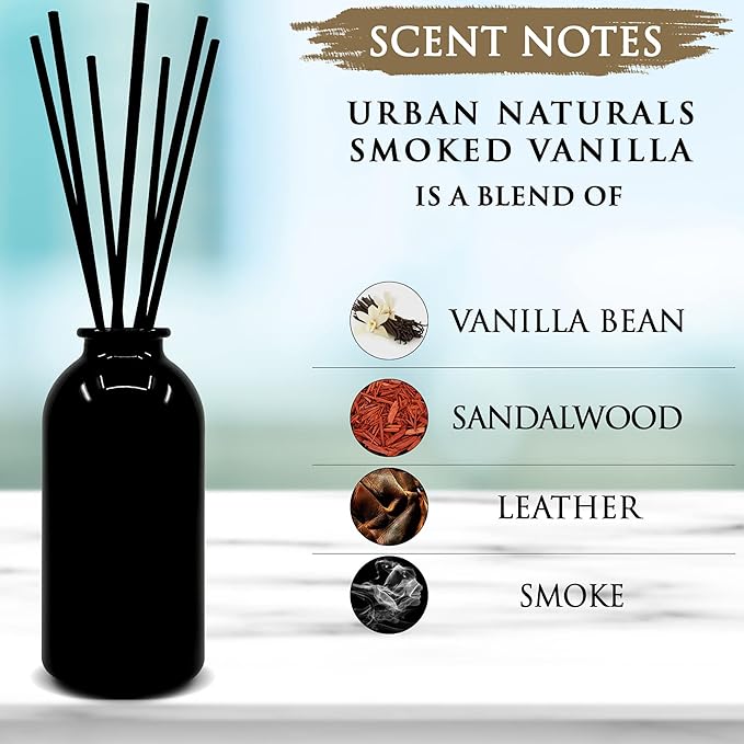 Urban Naturals Smoked Vanilla Reed Diffuser Set