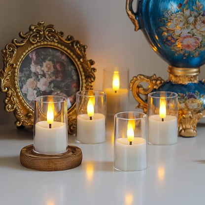 Rechargeable Acrylic Flameless Votive Candles