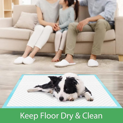 DEEP DEAR Extra Large Dog Pads 30"x26" 30 Count, Thicker Puppy Pads for Potty Training, Super Absorbent Pee Pads for Dogs, Leak-Proof Dog Pee Pads for Puppies, Disposable Pet Training Pads for Cats