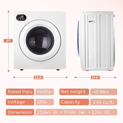 Euhomy 2.65 Cu.Ft Portable Dryer