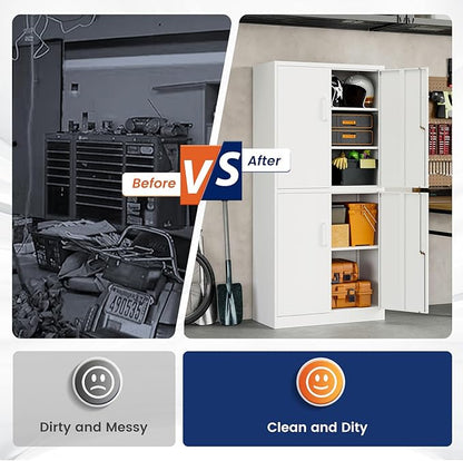 Yizosh Metal Storage Locking Cabinet