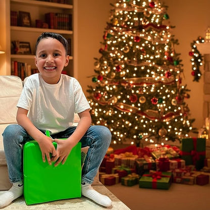 Special Needs Essentials FocusPad Square Sensory Seat | ADHD & Autism Support Cushion | Wobble Pad for Kids & Adults | Portable & Durable Calming Tool – Green, 1 Count