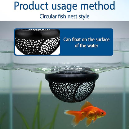 Betta Fish Toys, 4 Piece Aquarium Decor Set, Fish Tank Accessories for Stimulation and Rest