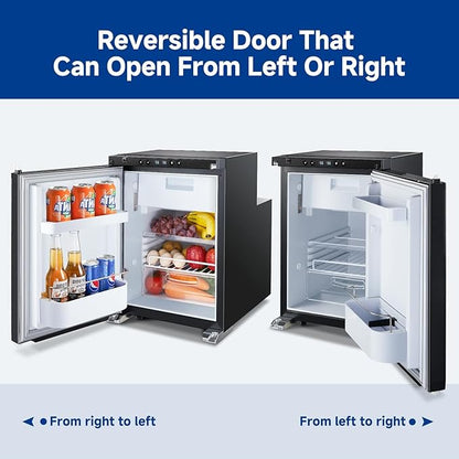 BODEGA [Upgraded 12 Volt Refrigerator, RV Refrigerator APP Control, 45L RV