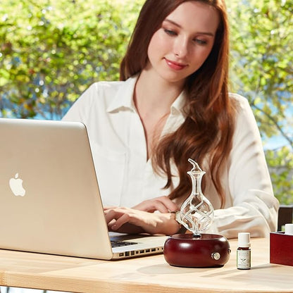 Nebulizing Pure Essential Oil Aromatherapy Diffuser, Premium Home &