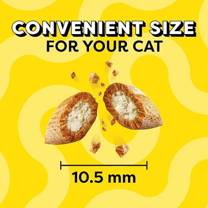 Temptations MixUps Catnip Fever Flavor Crunchy and Soft Cat Treats, 6.3 oz. Pouch (Pack of 10)
