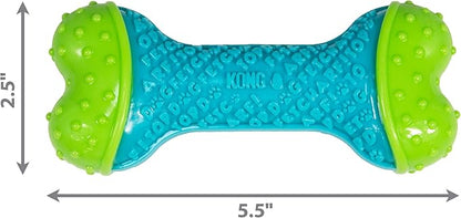 KONG CoreStrength Bone - Dog Dental Chew Toy - Durable, Multi-Layered Dog Toy for Enrichment Play & Dental Care - with Textured Body for Teeth Cleaning - for Medium/Large Dogs
