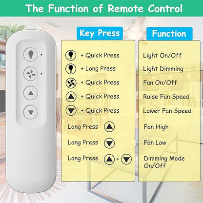 Prichor 99770 Ceiling Fan Remote Control