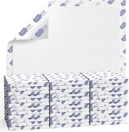 SOFYFINE Tear Resistant Bed Pads 36"x36" Disposable Extra Large 135 Gram Heavy Duty Absorbency Adults Incontinence Chucks, XXL Thicken Puppy Pee Pads,10X Absorbency 360 Lb Transfer[30 Pads]