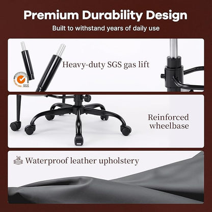 AreShark Cross Legged Office Chair: ADHD Criss Cross Desk Chair with Wheels & Stretchable Rotating Footrest - Height Adjustable Wide Yoga Kneeling Meditation Chair with Flip-up Armrests Back Support