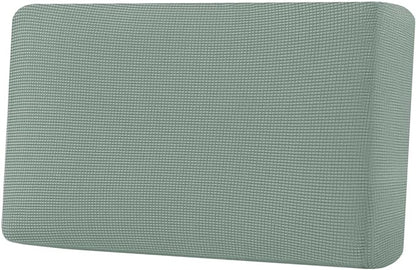H.VERSAILTEX Super Stretch Individual Seat Cushion Covers Sofa Covers Couch Cushion Covers Slipcover Sets Thick Jacquard Textured Twill Fabric (1 Piece Loveseat Cushion Cover, Sage)