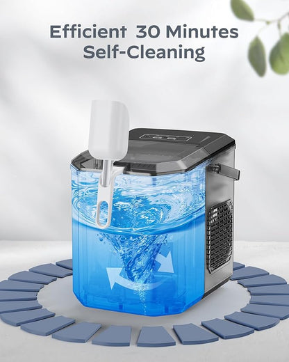 Silonn Ice Maker Countertop, Portable Ice Machine