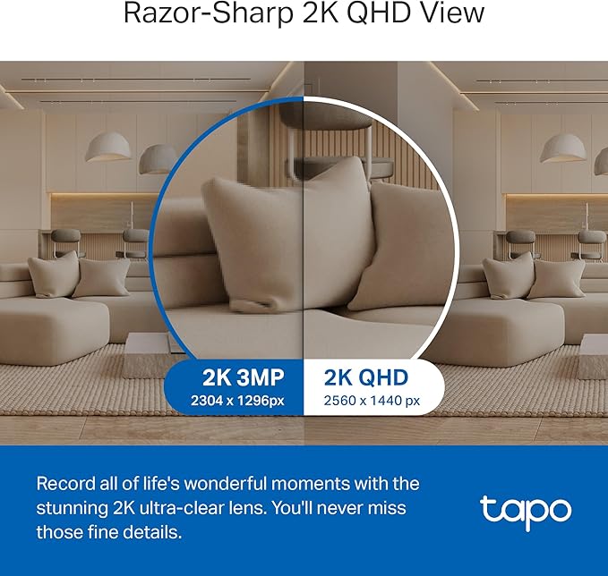 TP-Link Tapo 2K QHD Pan/Tilt Security Camera
