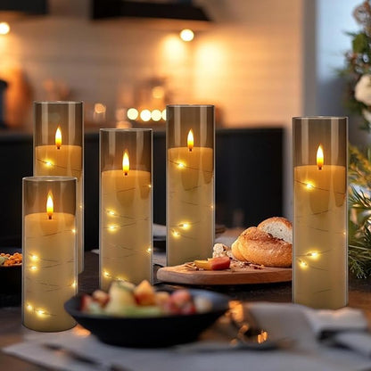 24 Pack Flameless LED Pillar Candles