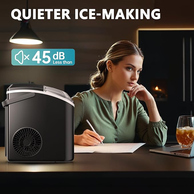 EUHOMY Nugget Ice Maker Countertop