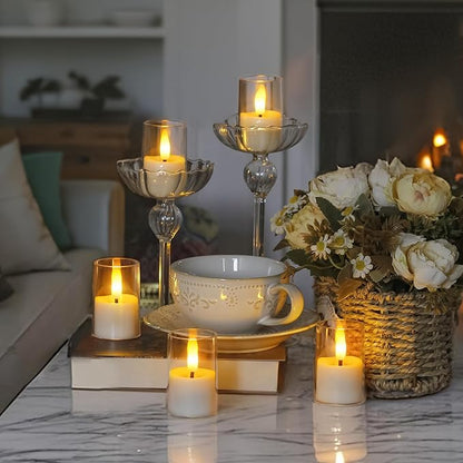 Rechargeable Acrylic Flameless Votive Candles