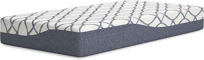 Signature Design by Ashley 10 Inch Chime Elite 2.0 Firm Green Tea Memory Foam Mattress for Cool Sleep and Pressure Relief, Twin, Fiberglass Free, Mattress In A Box