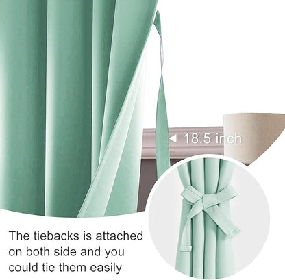JIUZHEN Blackout Curtains for Bedroom